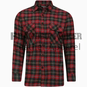 men’s red check shirtstylish casual & smart plaid shirt for everyday wear