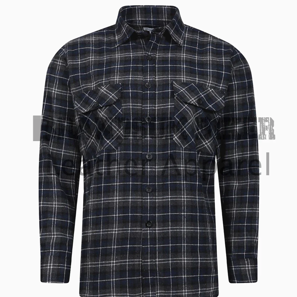 men’s navy brown check shirt stylish casual & smart plaid shirt