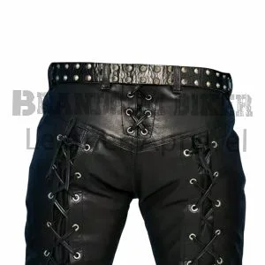 men hair on cowhide leather pant stylish genuine hair leather trousers (copy)