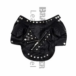 dog leather jacket winter outfit – stylish & warm pet outerwear for cold days