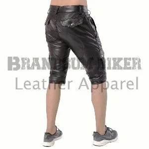 men black stylish shorts with white lines trendy streetwear summer bottoms (copy)