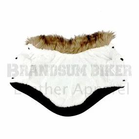 fur leather outfit for dogs warm & stylish pet coat for winter