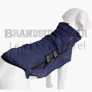 dog winter coat black leather jacket warm & stylish pet outerwear (copy)