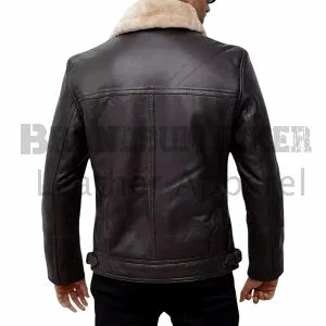 real leather swedish bomber winter jacket premium warm & stylish outerwear