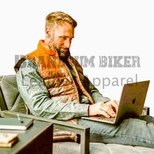 men two toned quilted vest stylish sleeveless leather biker waistcoat