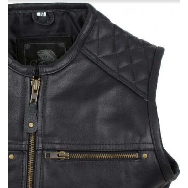 two toned black and white women jacket stylish contrast leather outerwear